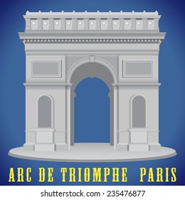 arc de triomphe - Detailed Vector illustration 