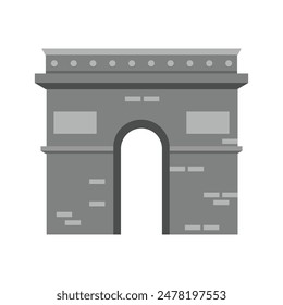 icono de Vector plano - arco de triunfo