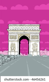 Arc de Triomphe, Paris.