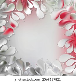 Arc Drops Background Vector Illustration