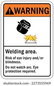 Arc flash hazard sign and labels