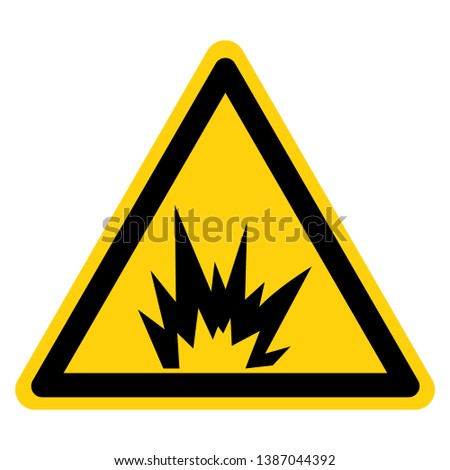Arc Flash Hazard Symbol Sign, Vector Illustration, Isolate On White Background Label .EPS10  