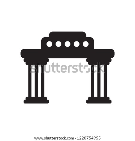 Arc icon. Trendy Arc logo concept on white background from museum collection. Suitable for use on web apps, mobile apps and print media.