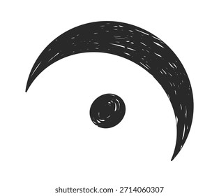 Bogen mit Punktmusiksymbol