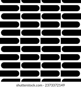 Arc Seamless Abstract Skandinavian Design Pattern