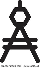 Icono de esquema de creación de herramientas de arco