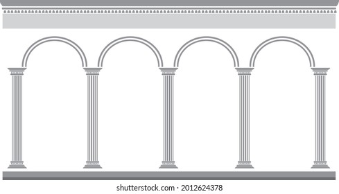 
arcade of arches architectural element