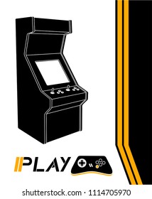 arcade chase illustration
