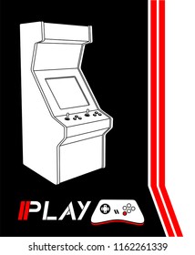 arcade chase illustration
