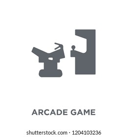 Arcade game icon. Arcade game design concept from Entertainment collection. Simple element vector illustration on white background.