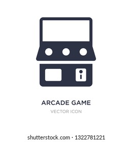arcade game icon on white background. Simple element illustration from Entertainment and arcade concept. arcade game sign icon symbol design.