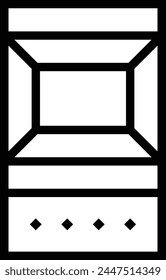 arcade game icon. Thin linear style design isolated on white background