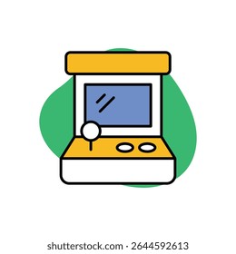 Arcade Game Icon vector stock illustration
