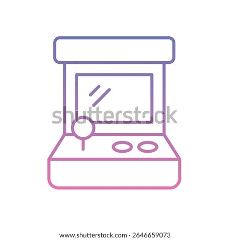 Arcade Game Icon vector stock illustration