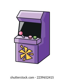 Arcade-Spielautomat Pop-Art-Symbol