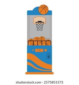 Arcade Game Vector Illustration - Arcade Basketball