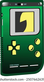 arcade gaming portable device with a color