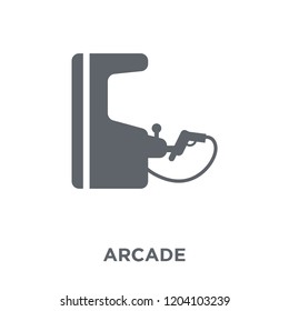 Arcade icon. Arcade design concept from Entertainment collection. Simple element vector illustration on white background.
