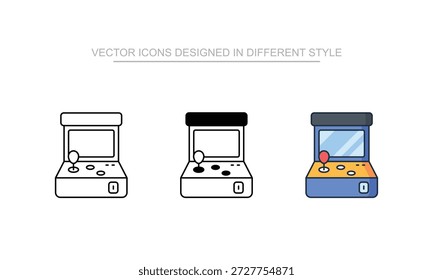 Iconos de la arcada fijados en diverso estilo con el fondo blanco