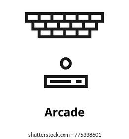 Arcade line icon