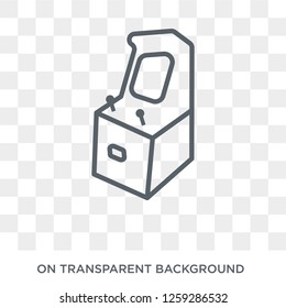 Arcade Machine icon. Arcade Machine design concept from Entertainment collection. Simple element vector illustration on transparent background.