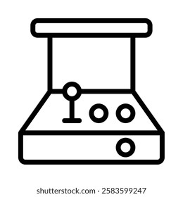 Arcade Machine icon illustration in line style. Perfect for website mobile app presentation. Suitable for any user interface and user experience