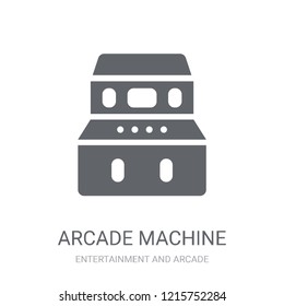 Arcade Machine icon. Trendy Arcade Machine logo concept on white background from Entertainment and Arcade collection. Suitable for use on web apps, mobile apps and print media.