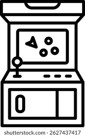 Máquina de arcade Nuevo Vector de diseño de iconos creativos