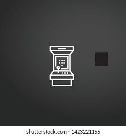 Arcade Machine vector icon. Arcade Machine concept stroke symbol design. Thin graphic elements vector illustration, outline pattern for your web site design, logo, UI. EPS 10.