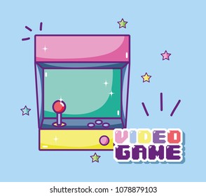 Arcade retro console