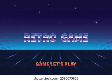 Arcade Retro game. Pixel art background. 8 bit game. retro game. for game assets in vector illustrations. Retro Futurism Sci-Fi Background.