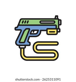 Arcade Shooting Game Icon Ilustración vectorial