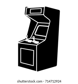 Arcade videogame isolated