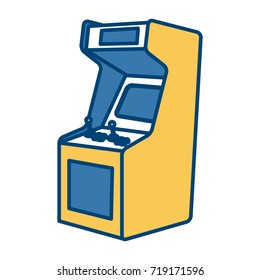 Arcade videogame isolated
