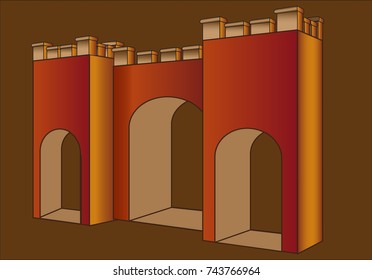ARCH
architectural construction for included in building

