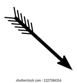 Arch arrow icon. Simple illustration of arch arrow vector icon for web design isolated on white background
