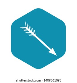 Arch arrow icon. Simple illustration of arch arrow vector icon for web design isolated on white background