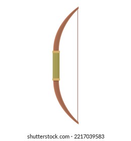 Vector de caricatura de icono de arco. Arte tribal. Totem canada