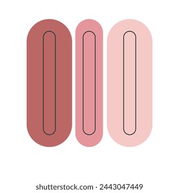 arch curve minimal shape modern geometric vector graphic