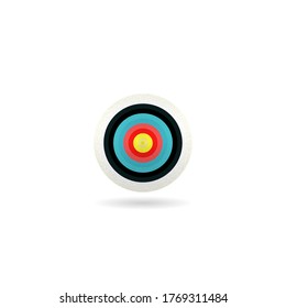 arch dartboard stock vector illustration