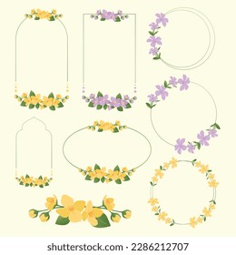 Arch Frame with Flower Collection