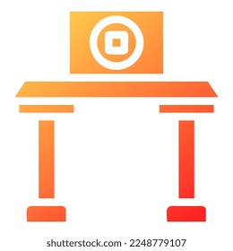 arch gradient solid illustration vector and logo new year icon perfect. Icon sign from modern collection for web. Nice design perfect.