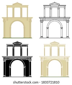 Arch of Hadrian, Athens, Greece
