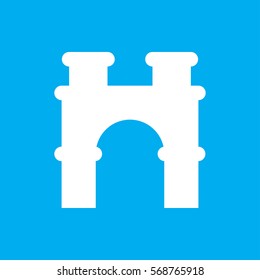 arch icon illustration isolated vector sign symbol