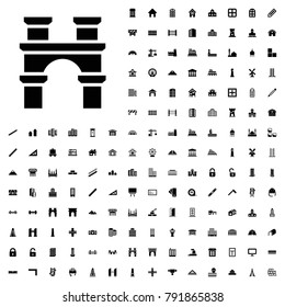 Arch icon illustration isolated vector sign symbol. architecture icons vector set.