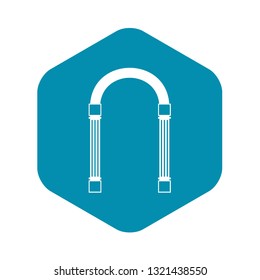 Arch icon in simple style isolated on white background
