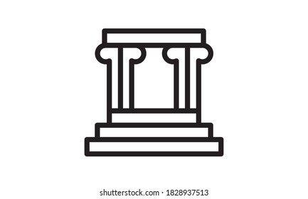 Arch icon. Arch symbol design from Architecture collection. Simple element vector illustration on white background.