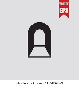 Arch icon in trendy isolated on grey background.Vector illustration.