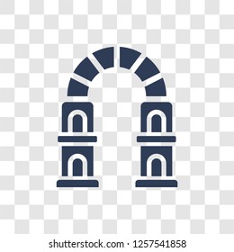 Arch icon. Trendy Arch logo concept on transparent background from Architecture and Travel collection