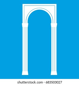 Arch icon white